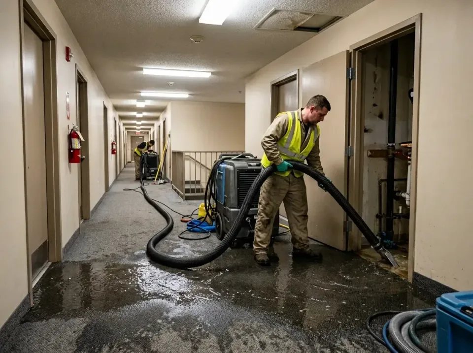 multi-unit-apartment-hallway-f-005 — frequently asked questions, Emergency Burst Pipe Water Extraction & Removal in Masontow…